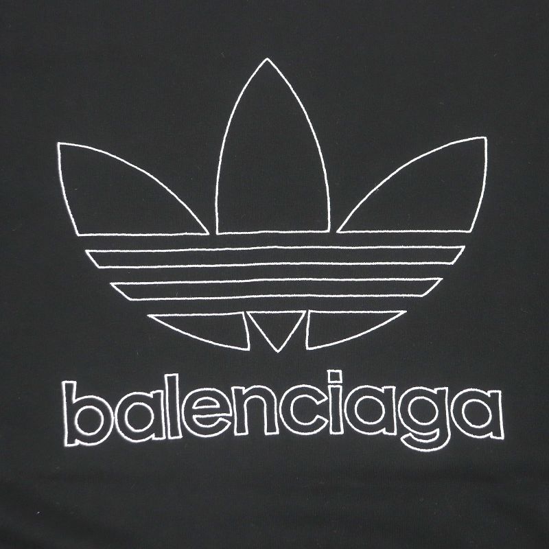 Balenciaga Adidas Balenciaga Adidas 23SS 723976 Trefoil Logo Embroidery Short