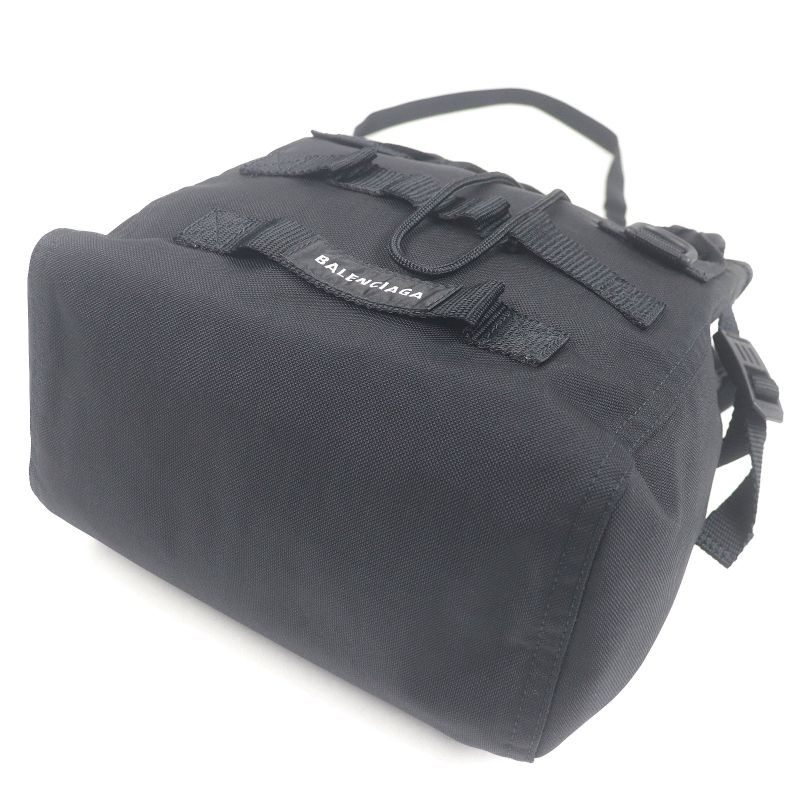 Balenciaga 644029 ARMY Recycled Polyamide 2WAY Handbag Shoulder Bag Black