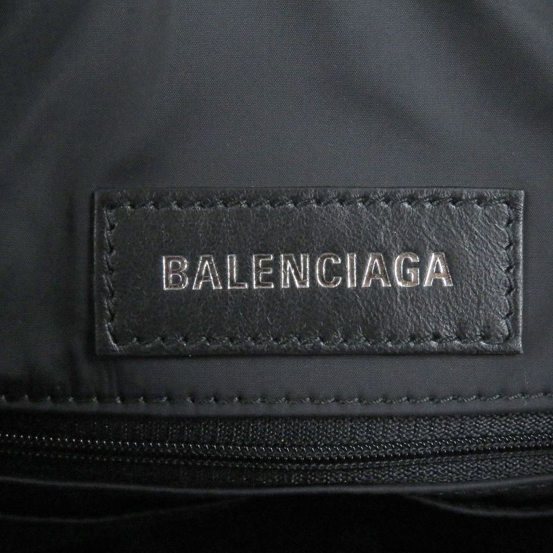 Balenciaga 644029 ARMY Recycled Polyamide 2WAY Handbag Shoulder Bag Black