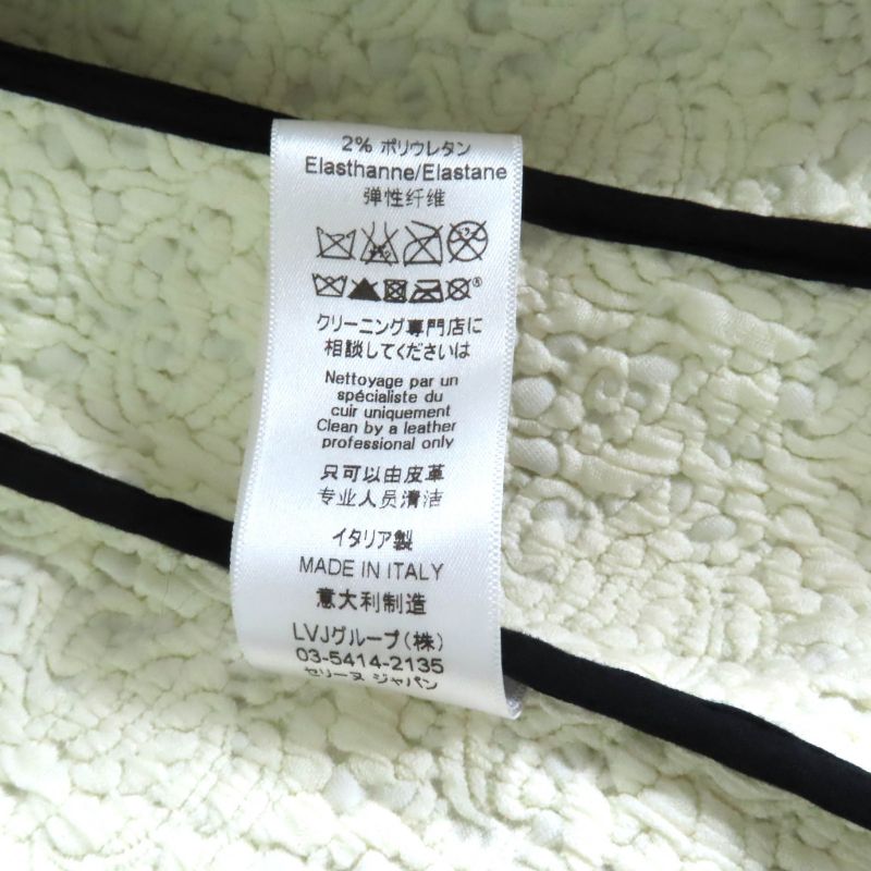 Celine 2 5G89 3765 Cut Off Pleated Design Lamb Leather Jacket Black 36