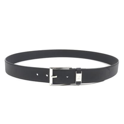 Louis Vuitton M0542 Belt - LV City Pin 35mm (1.38in) Leather Black Silver