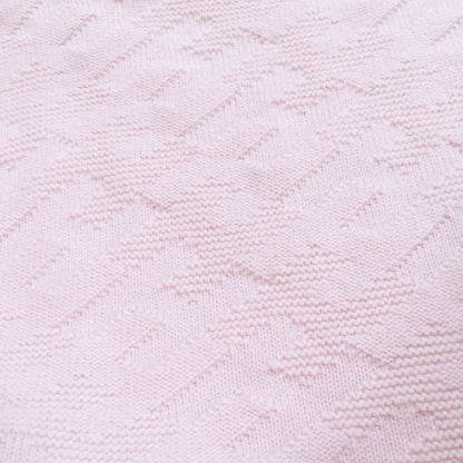 Hermes 2e2501de 100% Wool H Motif Pattern V-neck Knee-length Short-sleeved