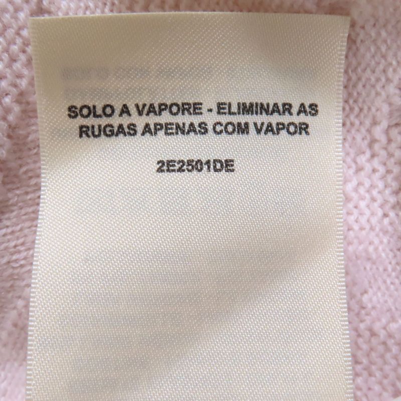 Hermes 2e2501de 100% Wool H Motif Pattern V-neck Knee-length Short-sleeved