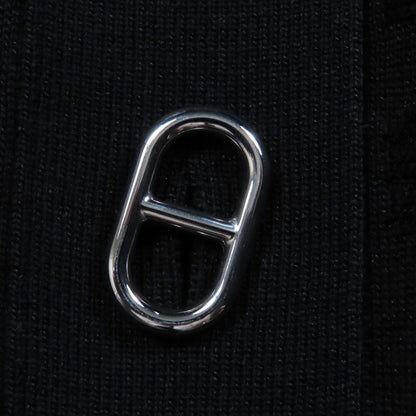 Hermes 4e2732dc Silk Cotton Blend Silver Hardware Chaine D'ancre Buttoned