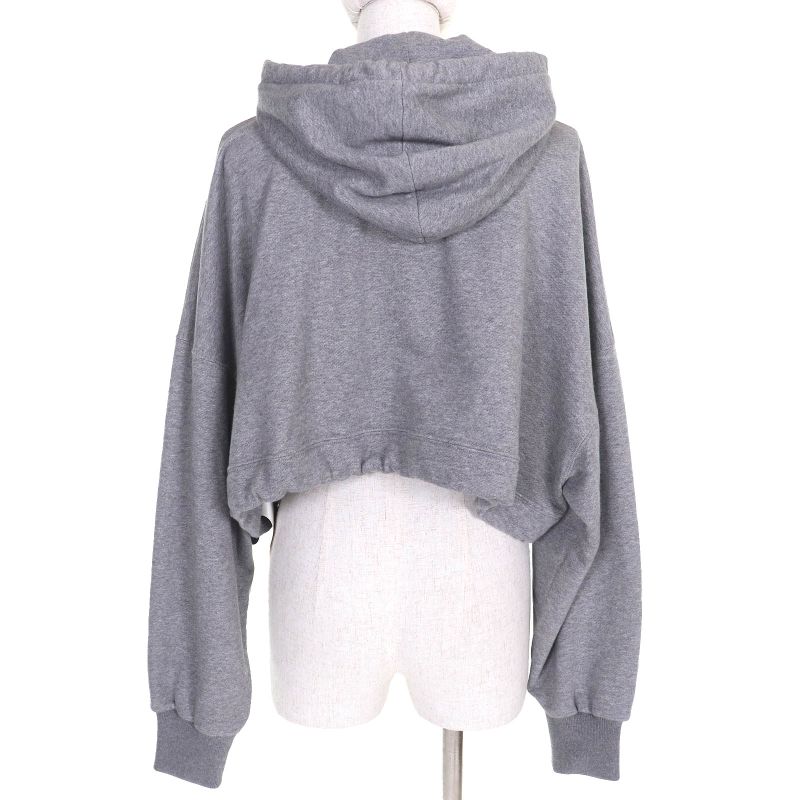 Louis Vuitton 23SS 1aaolz LV Flight Mode Cropped Hoodie 100% Cotton Logo Chain