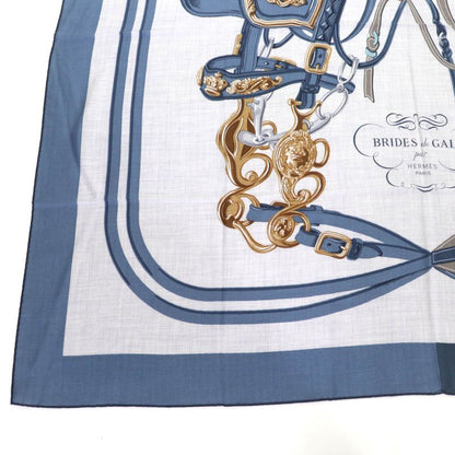 Hermes Carre Geant Carre 140 Brides De Gala Applique Piqué Cashmere Silk Blend