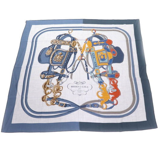 Hermes Carre Geant Carre 140 Brides De Gala Applique Piqué Cashmere Silk Blend