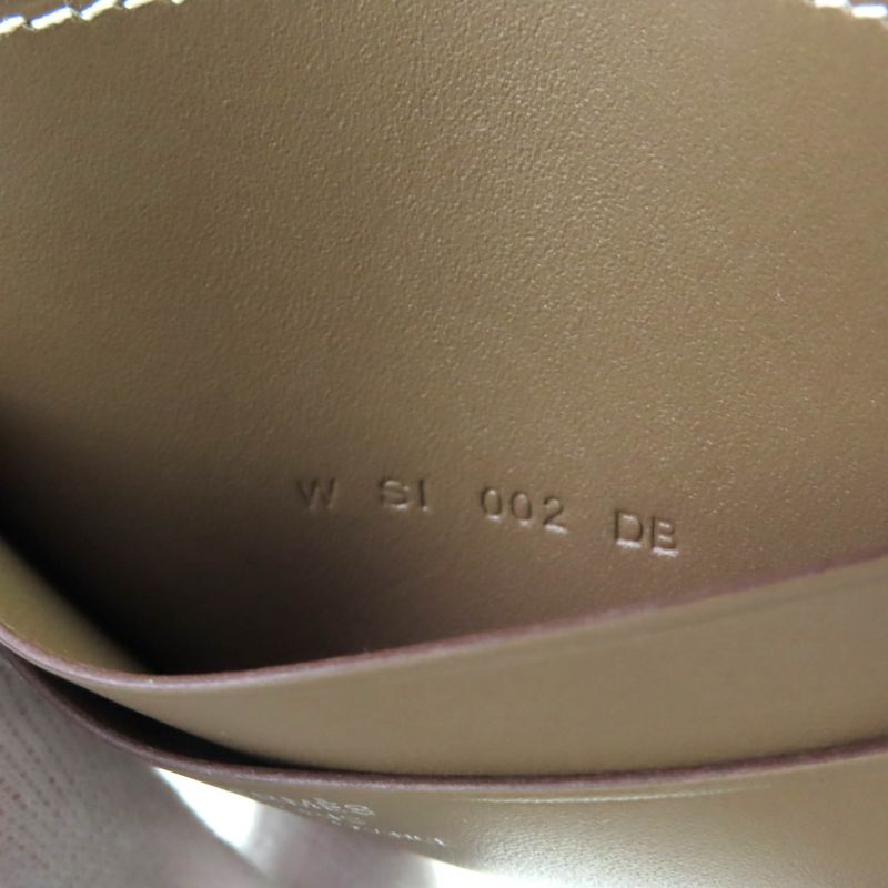 Hermes Cheval Pictet Etoupe Evercolor Etoupe Tadelakt Card Case With W Engraved