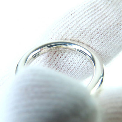 Hermes Echappee MM 925 Ring Silver 51 With Case
