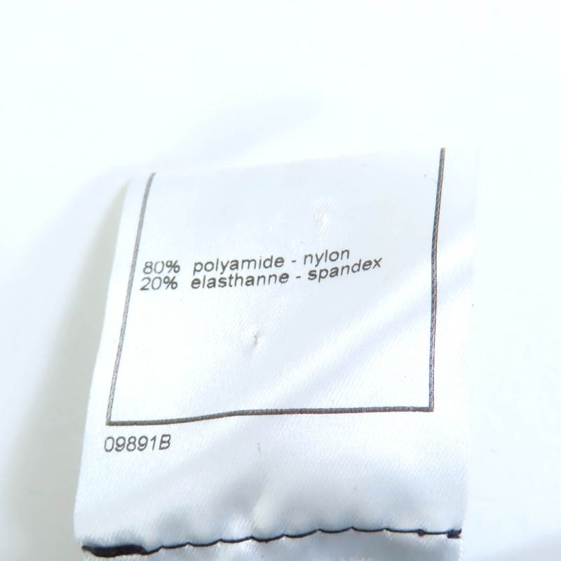 CHANEL Vintage 00T P15291 Logo Zip Long Length Cami Dress Black Pink 38 Made In