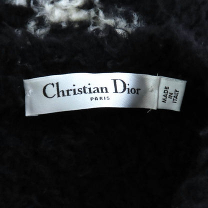Christian DIOR 154s55am114 J'A DIOR Teddy Knit Pullover Black 38 Made In Italy