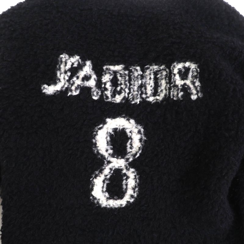 Christian DIOR 154s55am114 J'A DIOR Teddy Knit Pullover Black 38 Made In Italy