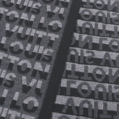 Louis Vuitton M70911 Echarpe - LV Split 100% Wool Logo All Over Stole Shawl