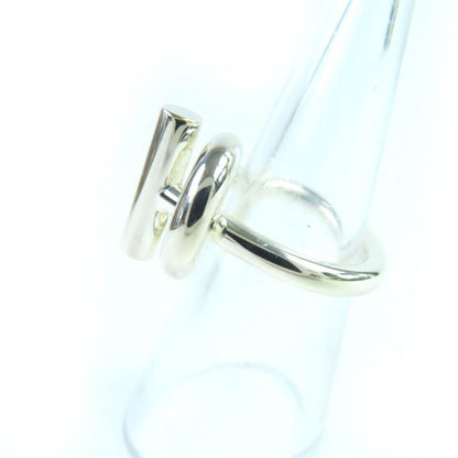 Hermes Echape MM Ring Ag925 Silver 50 Size Approx 10 Equivalent Box Made In