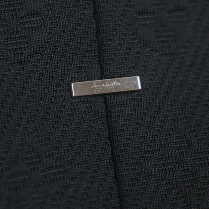 Louis Vuitton Hjy45w Monogram Embossed Zip-up Track Jacket Black L Hanger Made