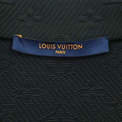 Louis Vuitton Hjy45w Monogram Embossed Zip-up Track Jacket Black L Hanger Made