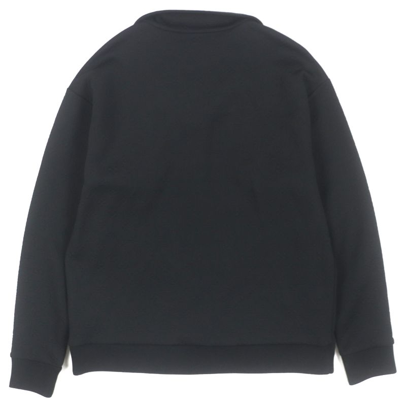 Louis Vuitton Hjy45w Monogram Embossed Zip-up Track Jacket Black L Hanger Made