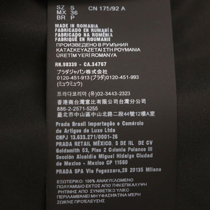 Prada 2023 Sc449 Nylon Re-nylon Leather Use Triangle Logo Triangle Plate Open