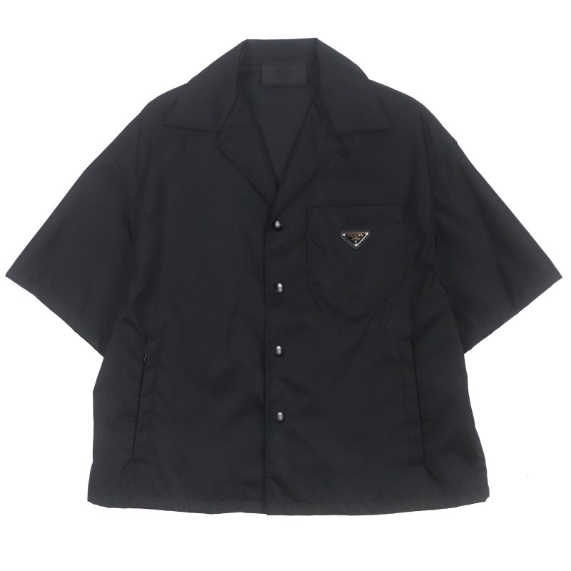 Prada 2023 Sc449 Nylon Re-nylon Leather Use Triangle Logo Triangle Plate Open