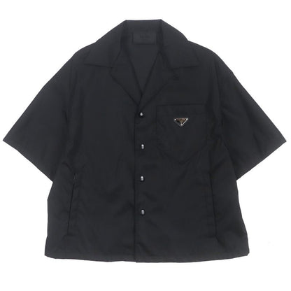 Prada 2023 Sc449 Nylon Re-nylon Leather Use Triangle Logo Triangle Plate Open