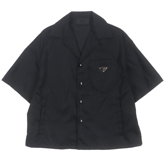 Prada 2023 Sc449 Nylon Re-nylon Leather Use Triangle Logo Triangle Plate Open