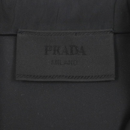Prada 2023 Sc449 Nylon Re-nylon Leather Use Triangle Logo Triangle Plate Open