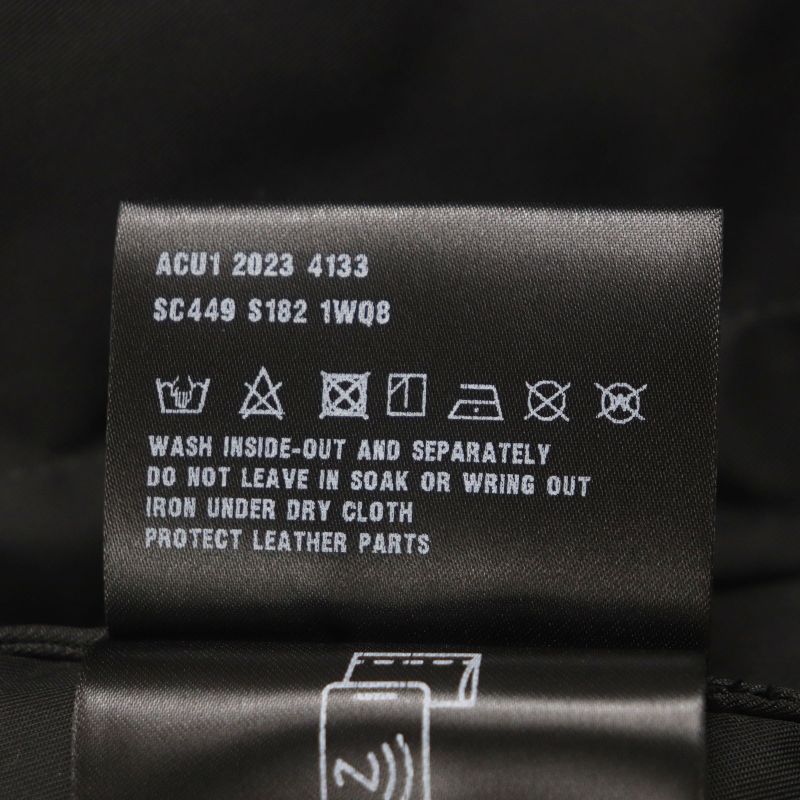 Prada 2023 Sc449 Nylon Re-nylon Leather Use Triangle Logo Triangle Plate Open