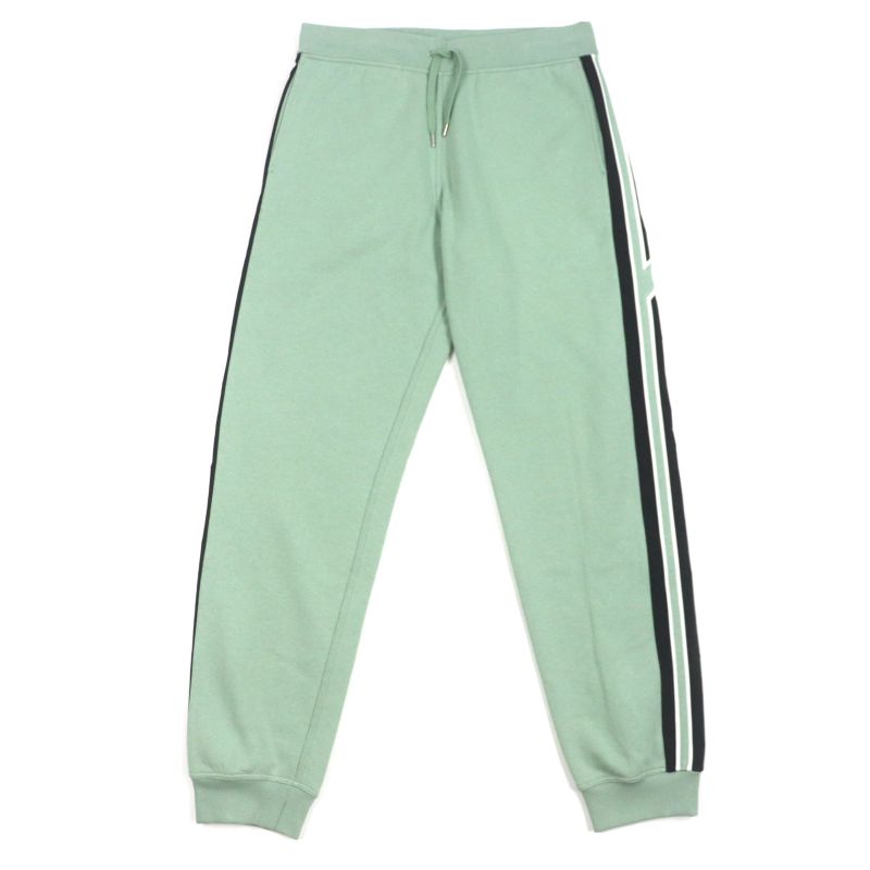  Hermes 23AW Run H 100% Cotton Sideline Lined Jogger Pants Sweatpants Green M