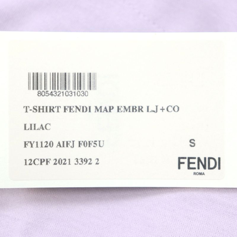 Fendi 2021 Fy1120 Embroidered Design With Sleeve Pockets Crew Neck Short