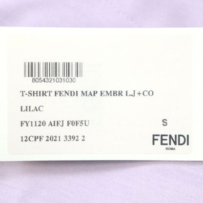  Fendi 2021 Fy1120 Embroidered Design With Sleeve Pockets Crew Neck Short