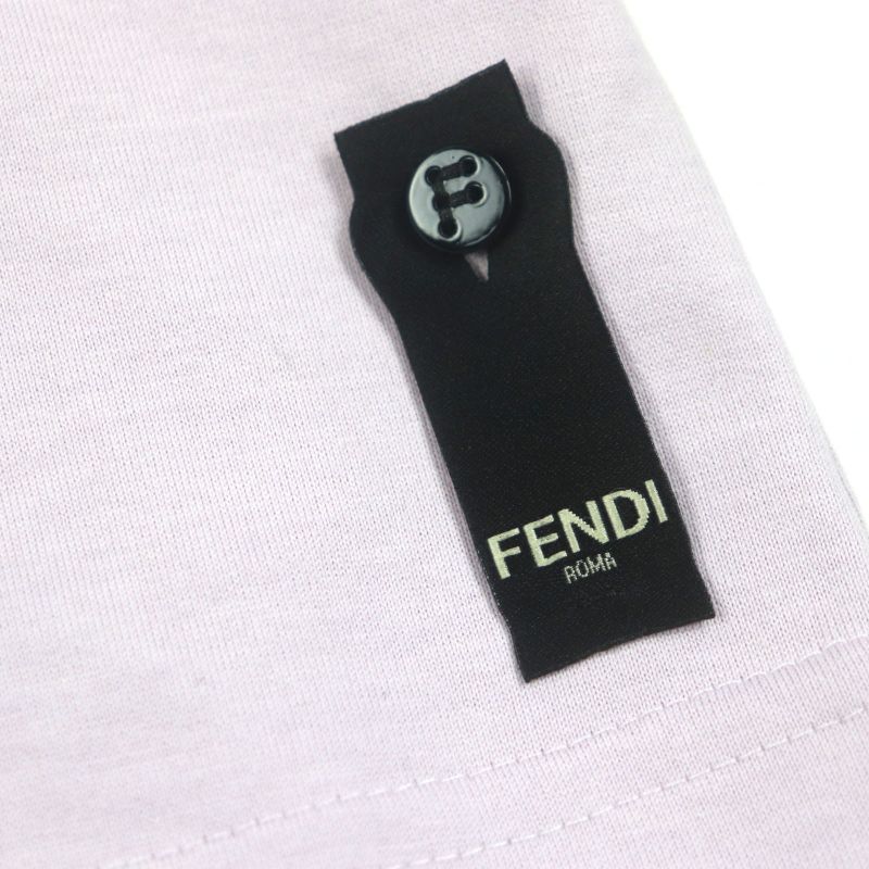  Fendi 2021 Fy1120 Embroidered Design With Sleeve Pockets Crew Neck Short