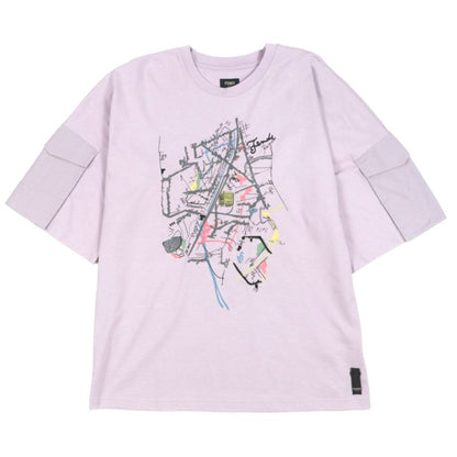  Fendi 2021 Fy1120 Embroidered Design With Sleeve Pockets Crew Neck Short