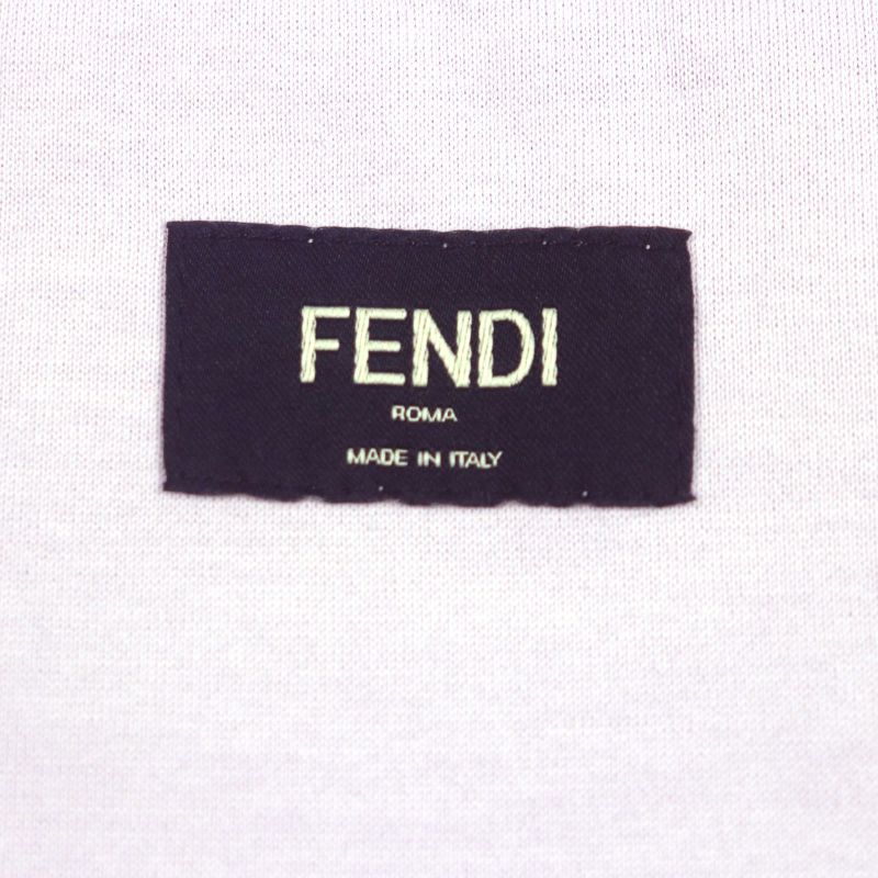  Fendi 2021 Fy1120 Embroidered Design With Sleeve Pockets Crew Neck Short