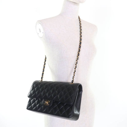 CHANEL A01112 Matelasse 25 Caviar Skin W Flap Coco Mark Random Serial Chain
