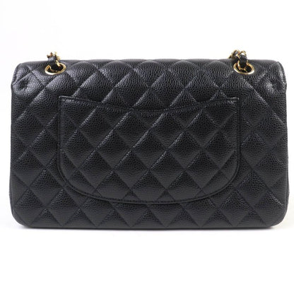CHANEL A01112 Matelasse 25 Caviar Skin W Flap Coco Mark Random Serial Chain