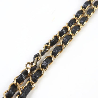 CHANEL A01112 Matelasse 25 Caviar Skin W Flap Coco Mark Random Serial Chain