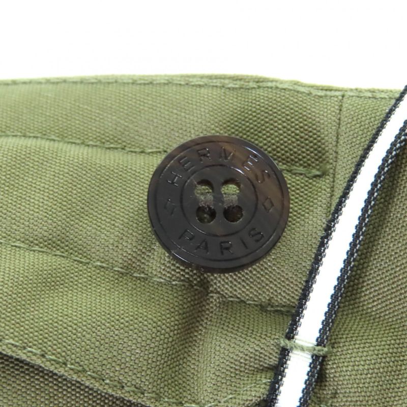 Hermes 20SS 100% Wool Silver Hardware Leather Wrap Skirt With Belt Motif Wrap