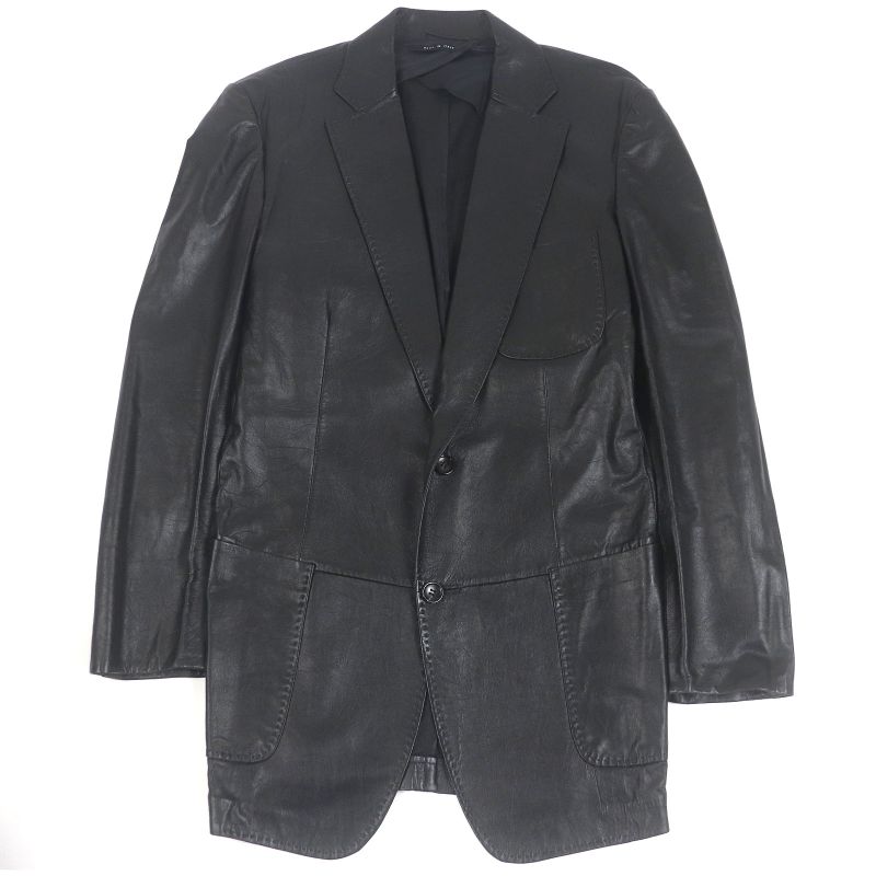 Gucci Vintage Sheepskin Tom Ford Period All Leather Single Tailored Jacket