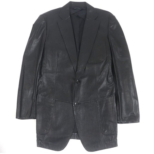 Gucci Vintage Sheepskin Tom Ford Period All Leather Single Tailored Jacket