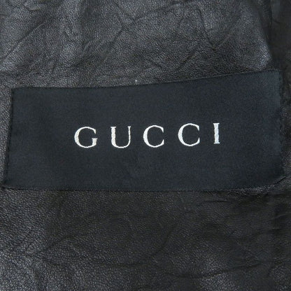 Gucci Vintage Sheepskin Tom Ford Period All Leather Single Tailored Jacket