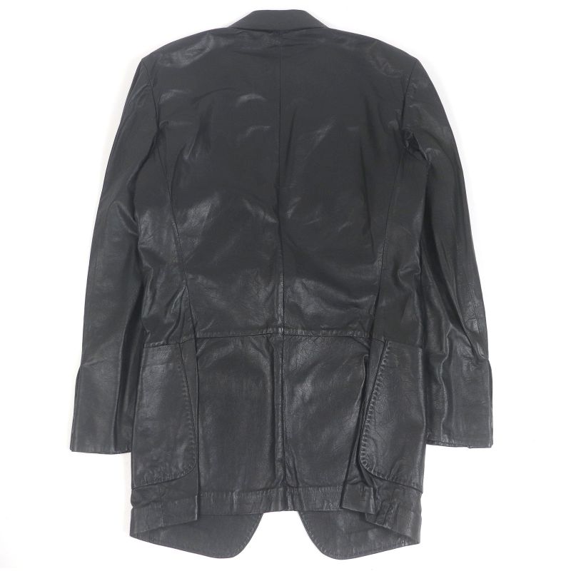 Gucci Vintage Sheepskin Tom Ford Period All Leather Single Tailored Jacket