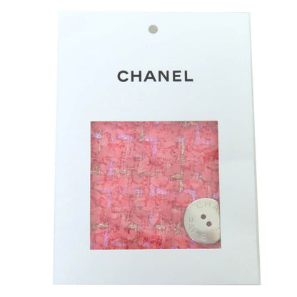 CHANEL P63188 Coco Mark One Point Tight Skirt Tweed Skirt Pink Gold 36 Made In