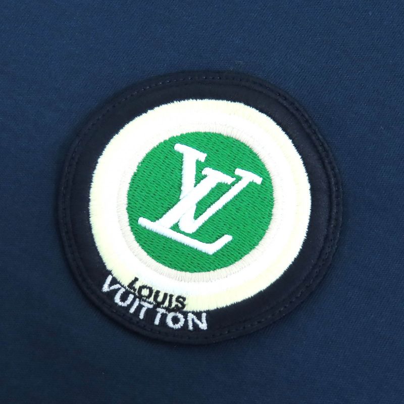 Louis Vuitton 22AW 100% Cotton LV Rainbow Patch With Chain Crewneck Short