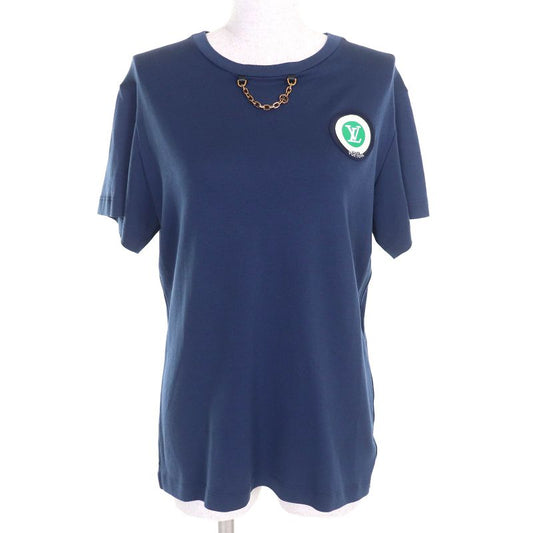 Louis Vuitton 22AW 100% Cotton LV Rainbow Patch With Chain Crewneck Short