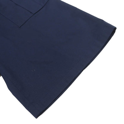 Louis Vuitton 20SS Cotton Logo Button Wide Shorts Cargo Pants Navy 42 Made In