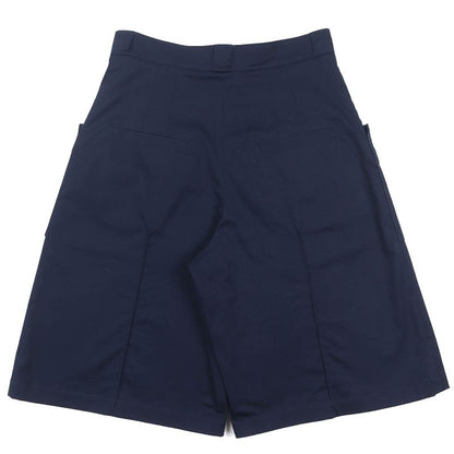 Louis Vuitton 20SS Cotton Logo Button Wide Shorts Cargo Pants Navy 42 Made In