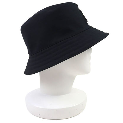 Hermes Harper H Cellier 100% Cotton Bucket Hat Black 57 Hat With Box And