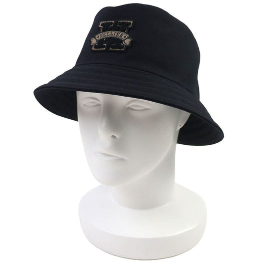 Hermes Harper H Cellier 100% Cotton Bucket Hat Black 57 Hat With Box And