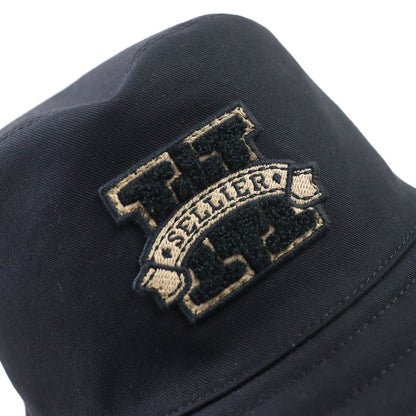 Hermes Harper H Cellier 100% Cotton Bucket Hat Black 57 Hat With Box And