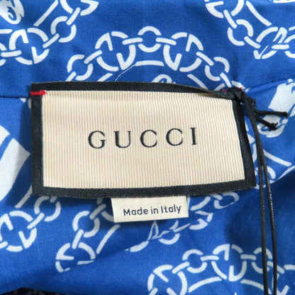 Gucci 23SS 748392 100% Cotton Muslin With Bar Ties Horse Print Crotch Sleeve